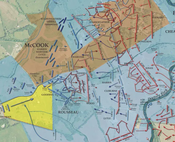 Perryville | Oct 8, 1862 | Satellite Map (March 2020)