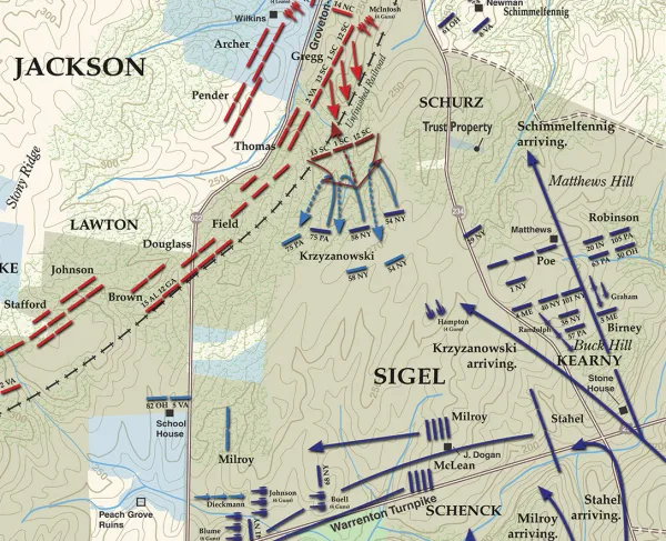 Second Manassas | The Unfinished Railroad | Aug 29, 1862 | 8 am to 10 am