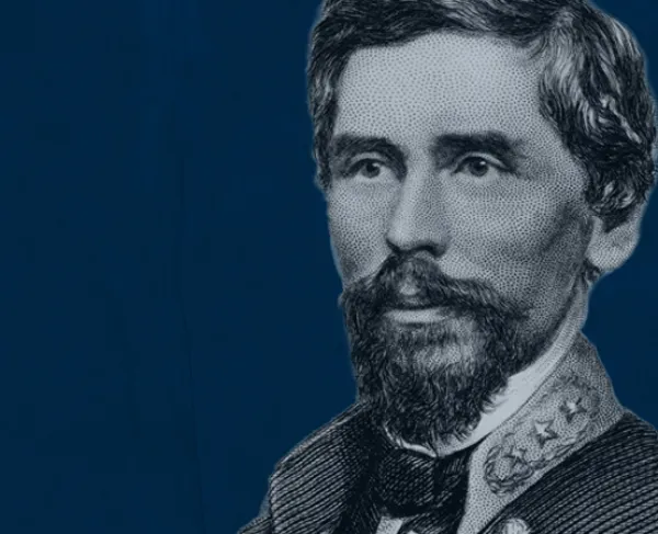 This is a headshot of Cleburne. 