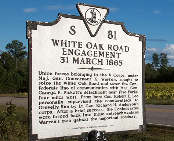 White Oak Road Battlefield