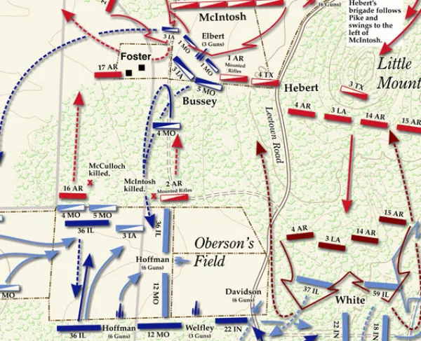 Pea Ridge | Leetown Fight | Mar 7, 1862