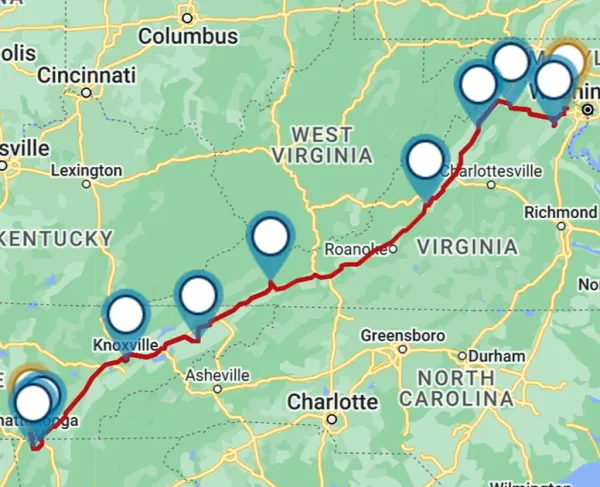 Tour Recommendations Map