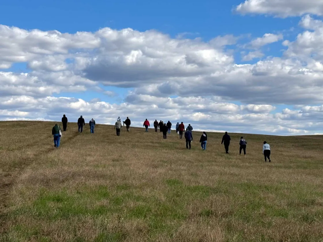 Capital One Salute Volunteers at Buford’s Knoll, Brandy Station Battlefield, Va.