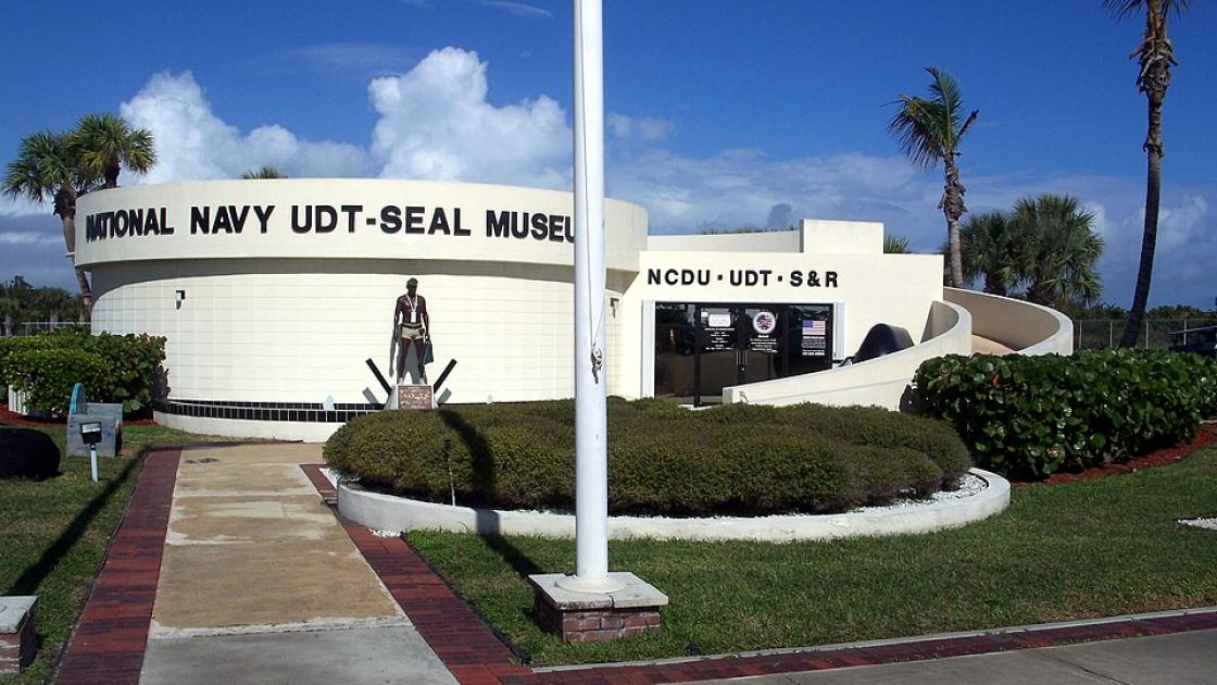 The exterior of the National Navy SEAL Museum, Fort Pierce, Fl.
