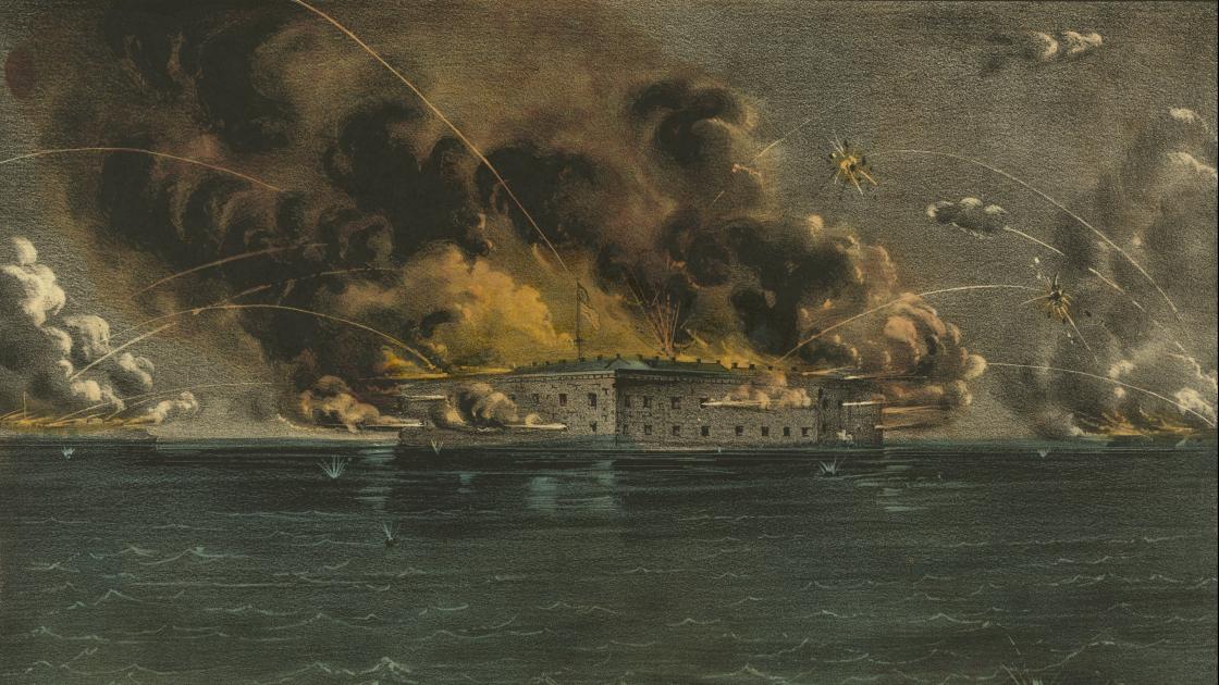 Bombardment of Fort Sumter, Charleston Harbor: 12th & 13th of April, 1861