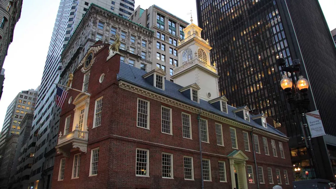 The Old State House in Boston, Massachusetts
