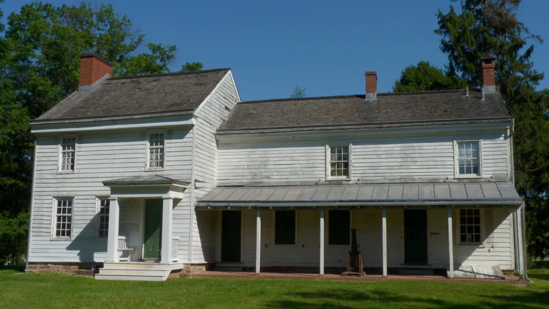 Thomas Clarke House, located near the Princeton Battlefield