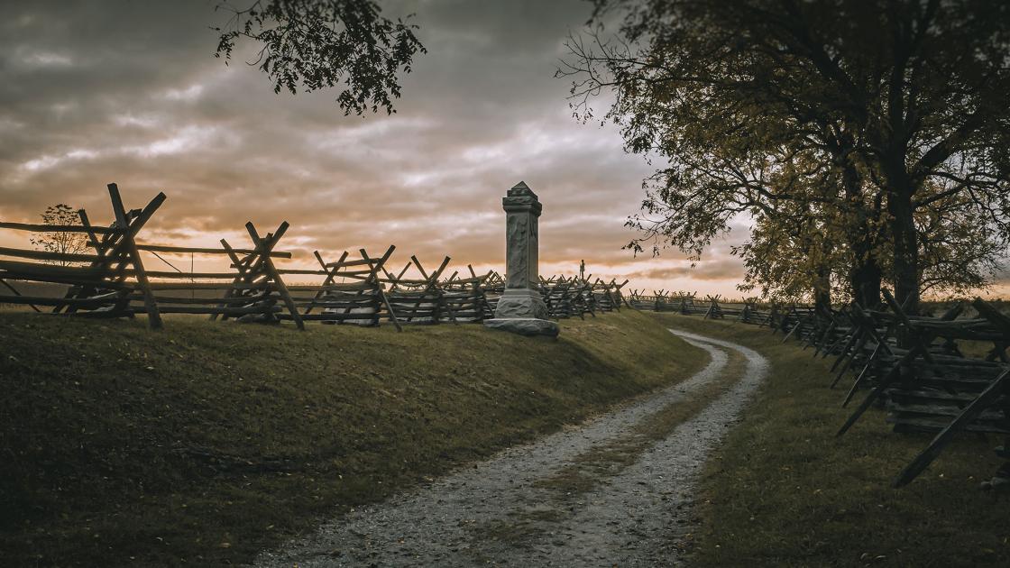 Bloody Lane at Antietam National Battlefield, Sharpsburg, Md.
