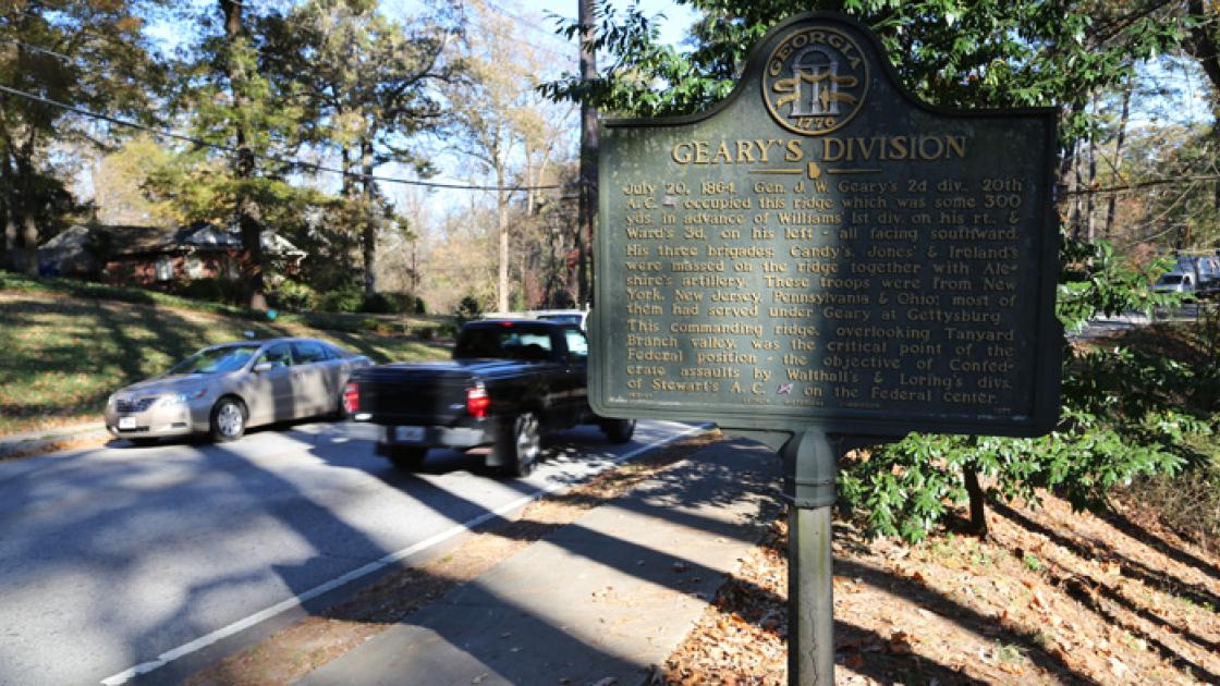 History Marker on Collier Road