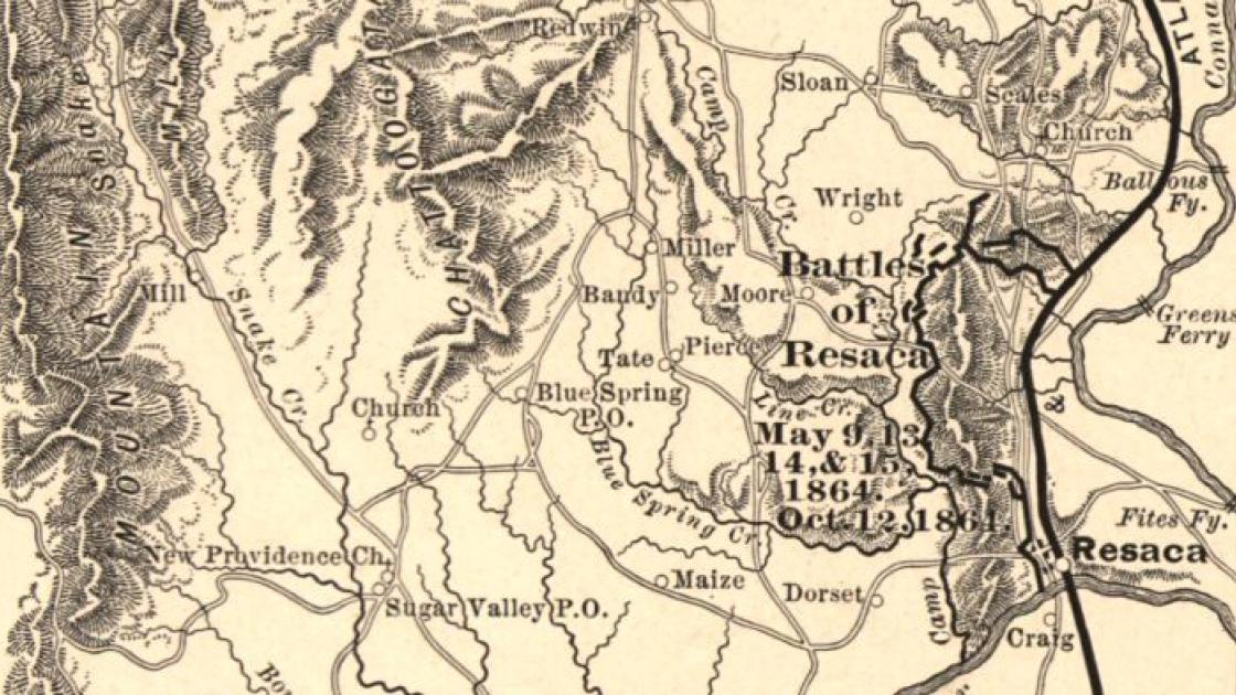 Resaca Historical Map