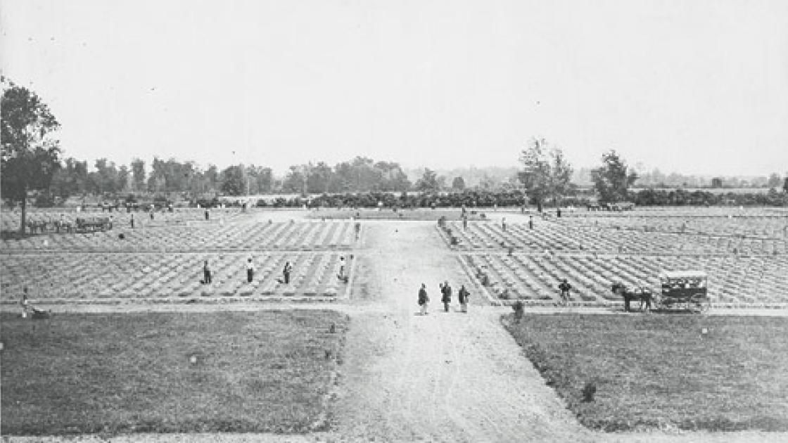 Stones River Cemetery in 1867
