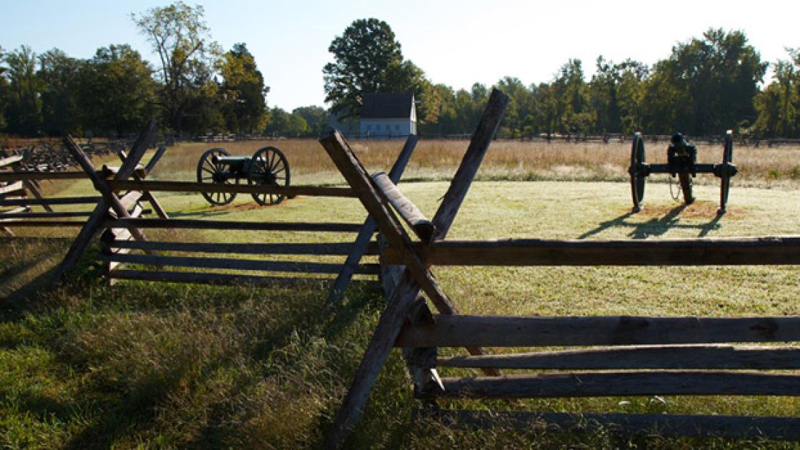 Watt House Plateau on the Gaines' Mill battlefield