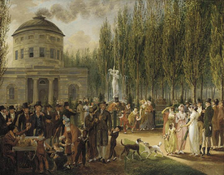 Fourth of July in Centre Square (1819) by John Lewis Krimmel