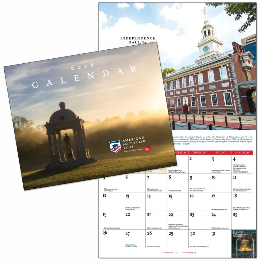 2026 American Battlefield Trust Calendar