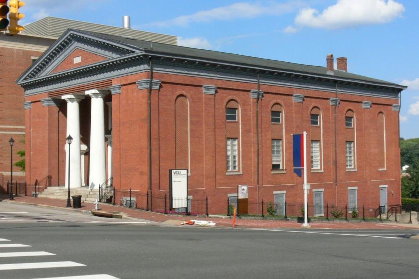 The old First African Baptist Church in Richmond, Virginia; on the National Register of Historic Places. The church building is now a property of VCU Medical Center, Medical College of Virginia.