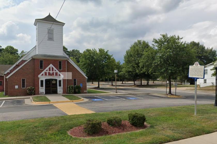 St. John Baptist Church moved to this building that formerly housed Woodlawn Methodist Church in 2014.