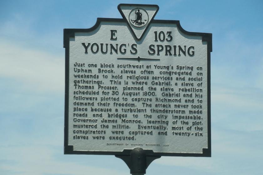 Youngs Spring Historic Marker