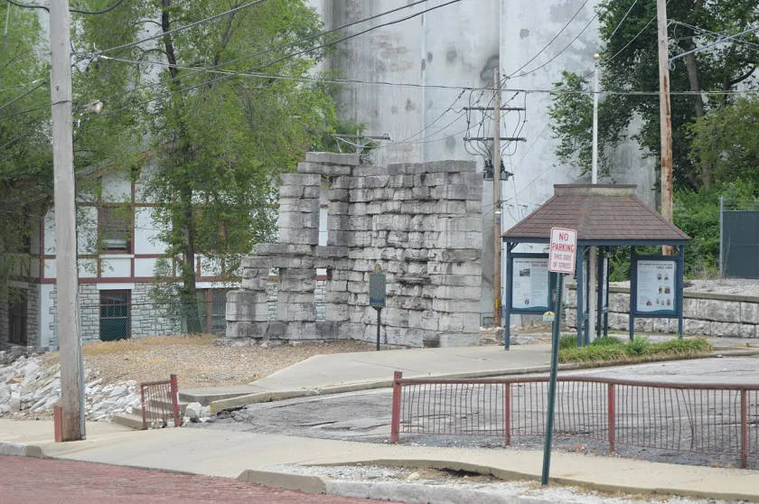 The remains of Alton Military Prison, Alton, Ill.