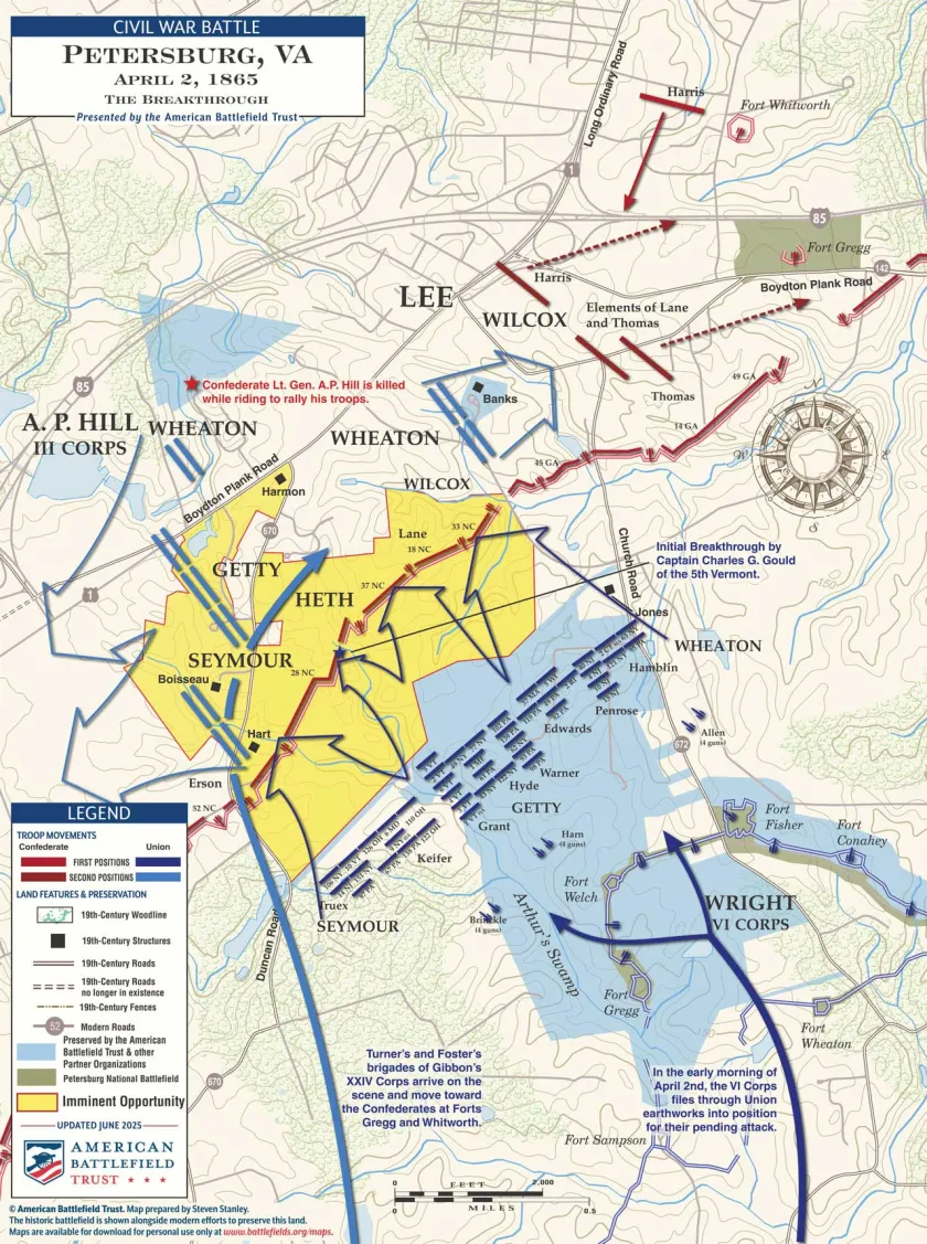 Petersburg | The Breakthrough | Apr 2, 1865