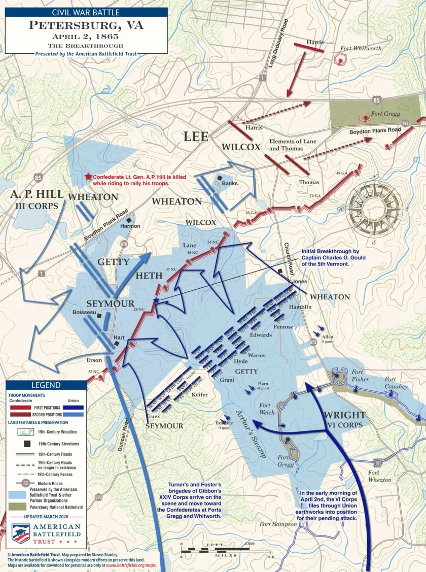 Petersburg | The Breakthrough | Apr 2, 1865