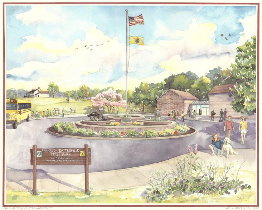 Princeton Battlefield New Entrance