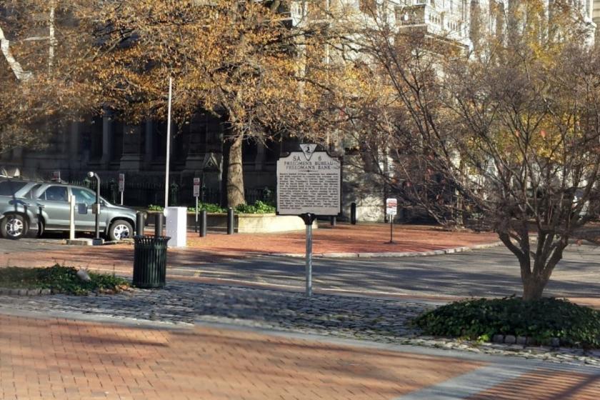 Freedman's Bureau - Freedman's Bank Historical Marker