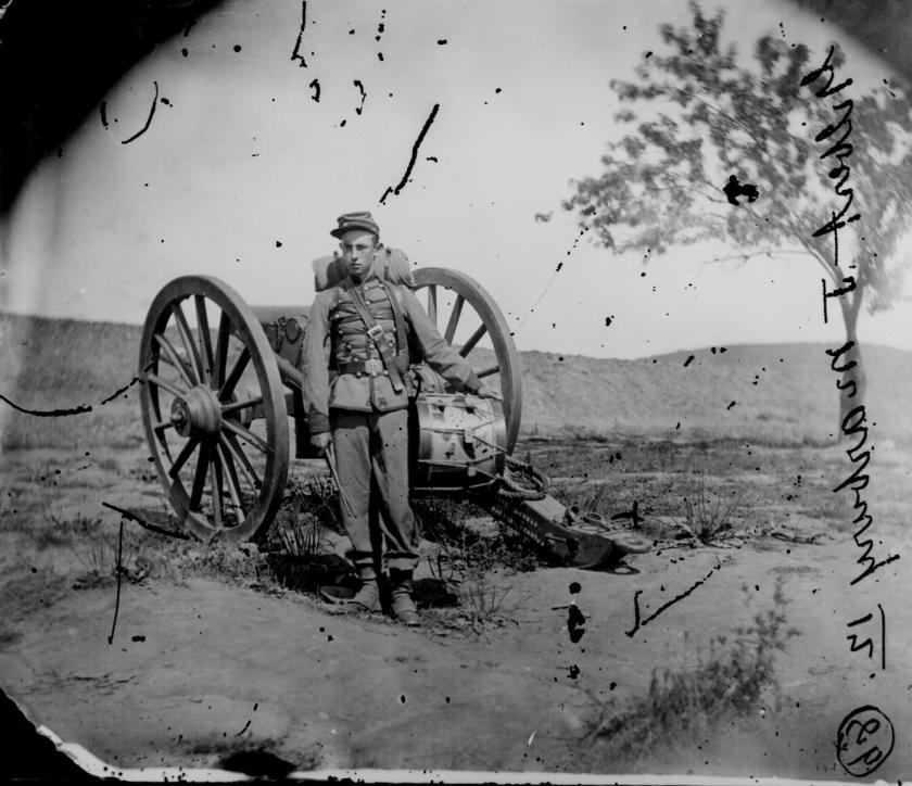 G.J. Marbury, drummer for Company H, 22nd New York State Militia.