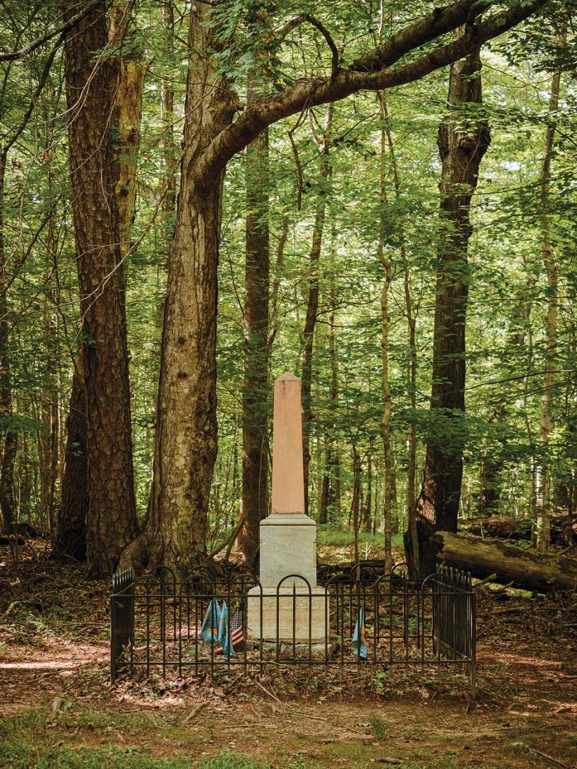 Grave marker of three Delaware Continental soldiers