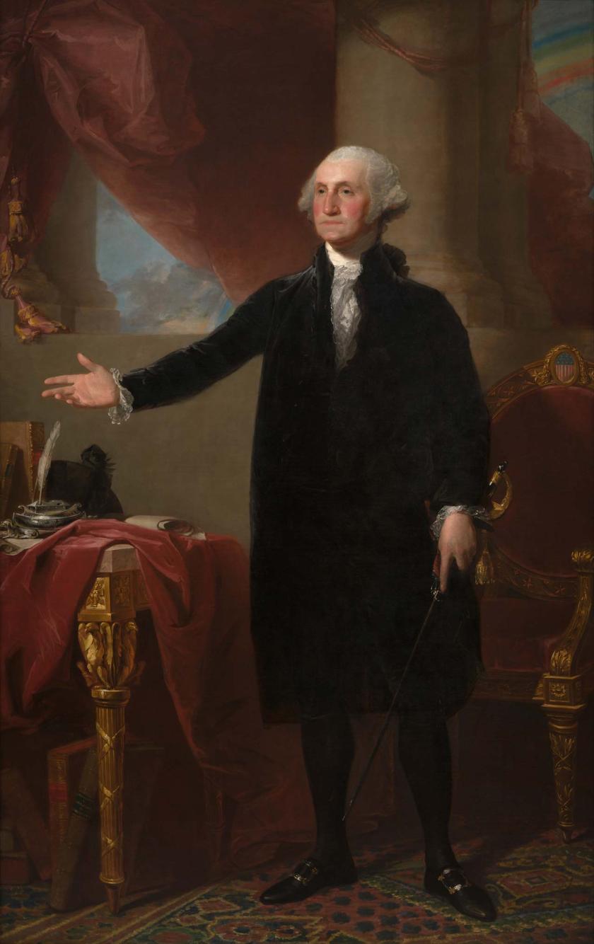 Lansdowne Portrait (1796) by Gilbert Stuart
