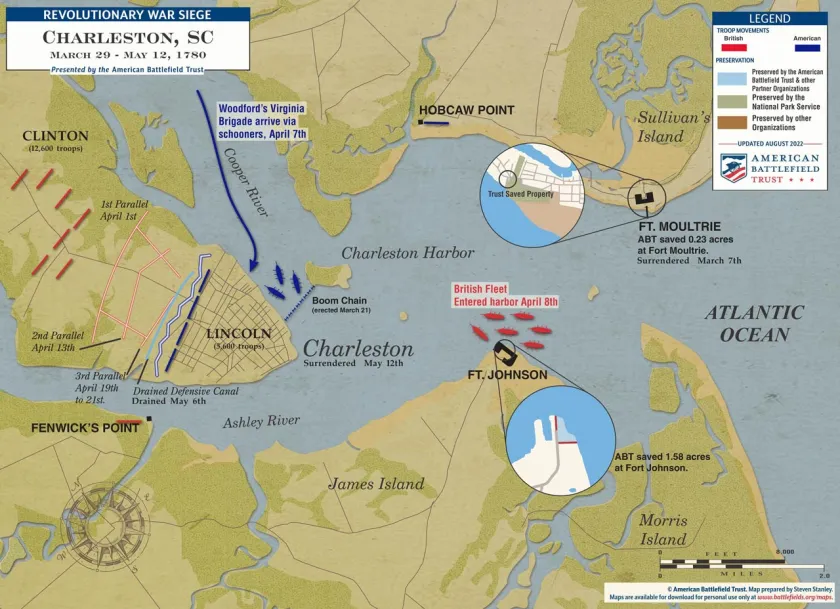 Siege of Charleston Harbor | Mar - May 1780