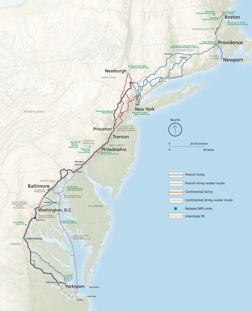 Washington & Rochambeau's Journey to Yorktown