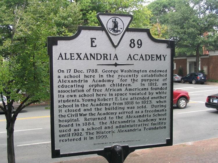 Alexandria Academy Roadside Historic Marker