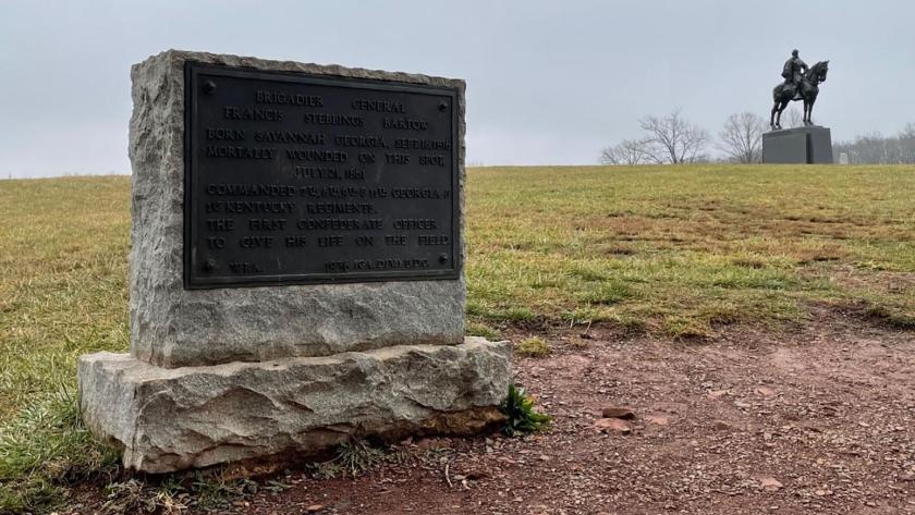 Bartow Monument on Henry Hill