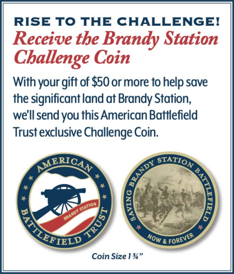 Rise to the Challenge! Receive the Brandy Station Challenge Coin
