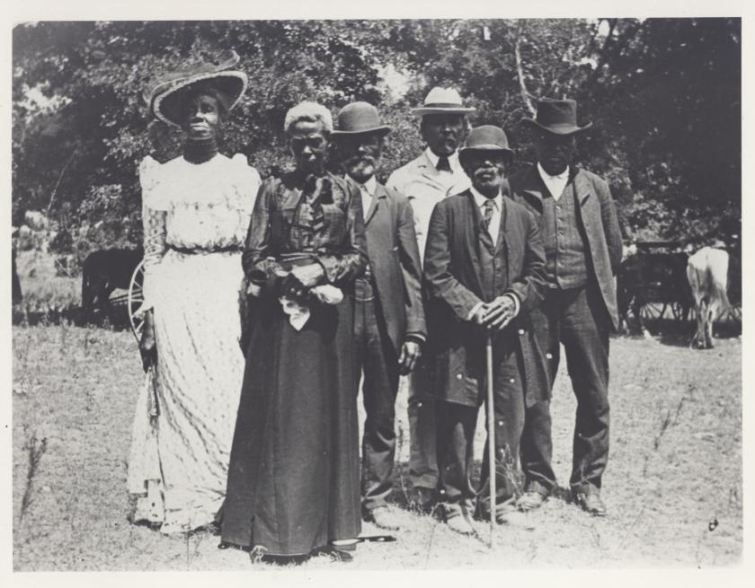 Photograph of Emancipation Day celebration, June 19, 1900