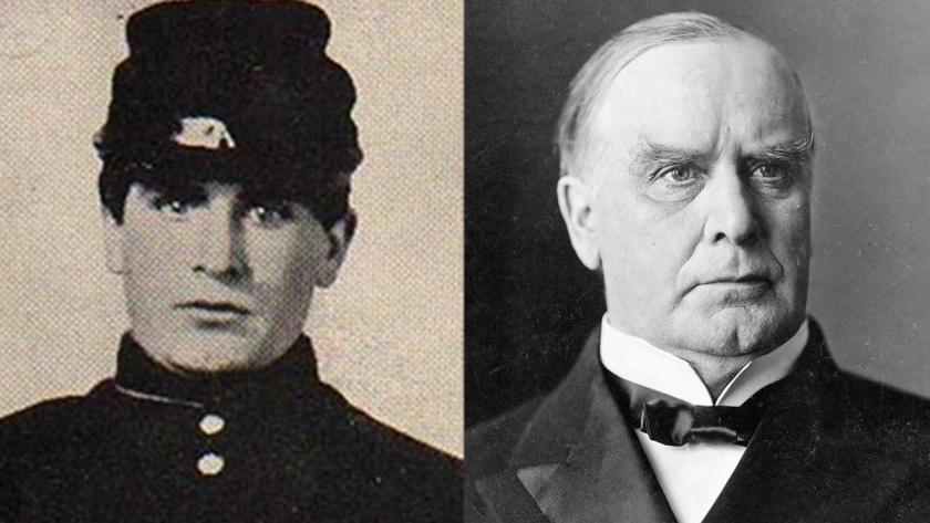 Photograph of William McKinley during the Civil War; President McKinley's portrait