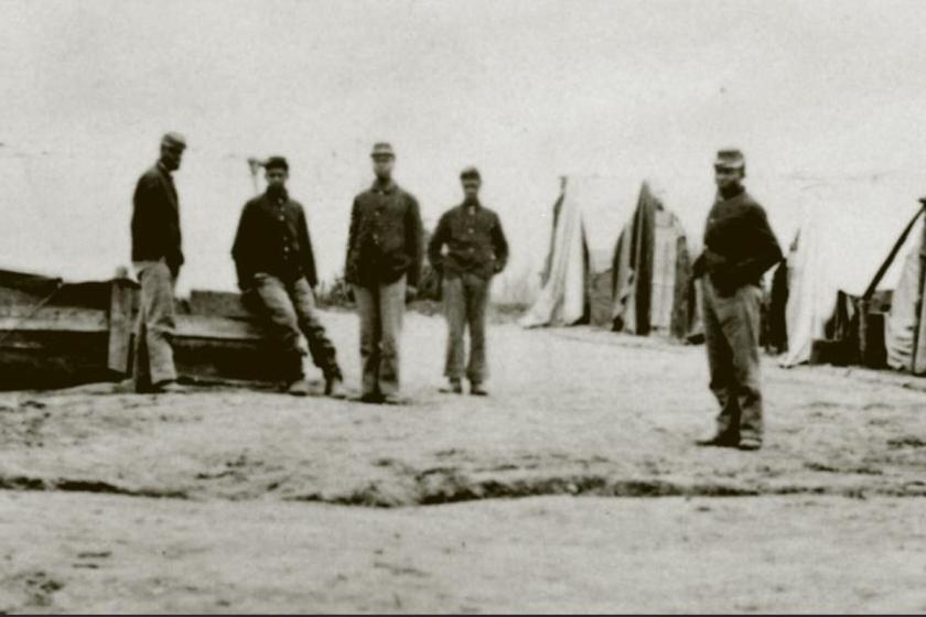 Camp of 10th U.S. Colored Infantry