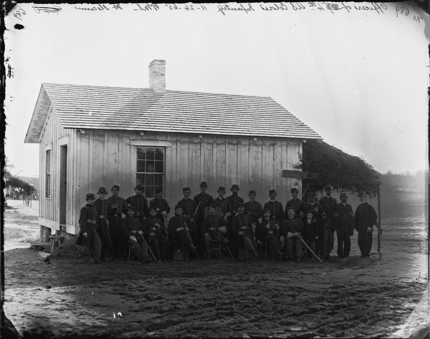 Christian Fleet and the officers of the 4th USCT