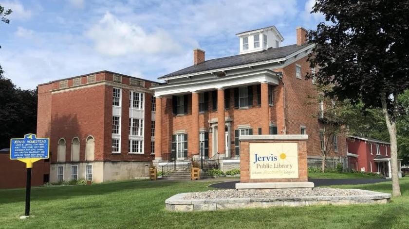 Facade of the Jervis Library