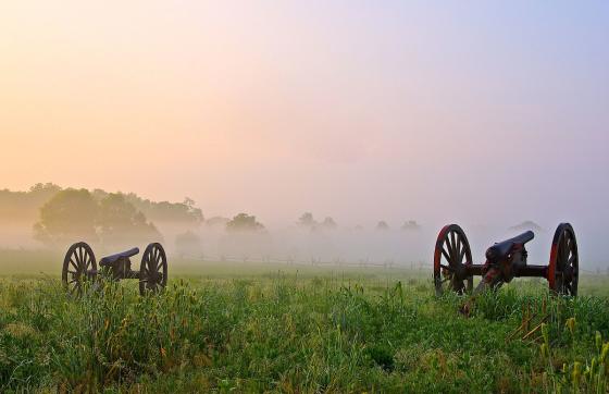 Antietam Two Cannons