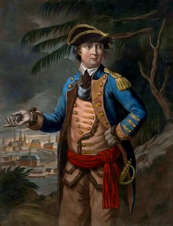 Portrait of young Benedict Arnold