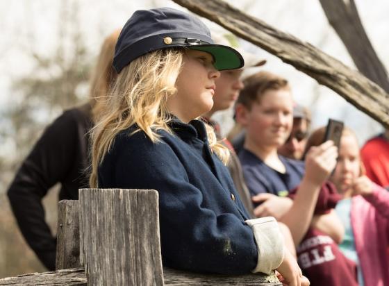 Youth at an American Battlefield Trust Generations event