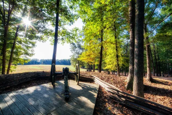 The Breakthrough Trail at Pamplin HIstorical Park, Petersburg, Va.