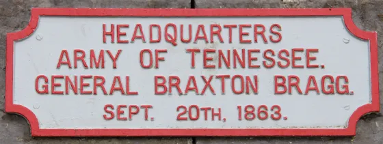 Bragg's Headquarters Maker at Chickamauga