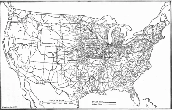 Railroads of the US in 1918
