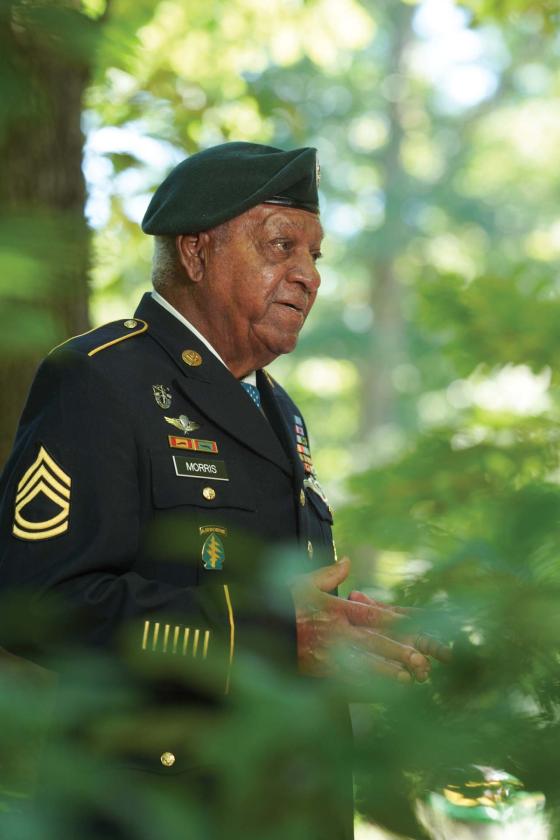 Melvin Morris in uniform