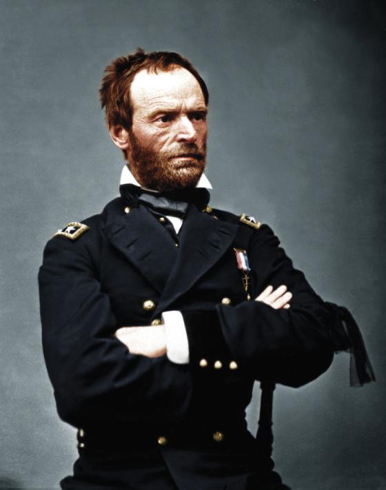 A colorized photo by William T. Sherman