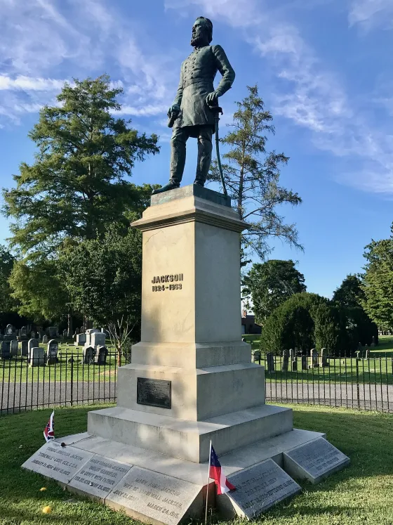 Stonewall Jackson Monument, Oak Grove Cemetery, Lexington, Va.