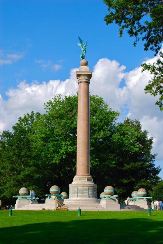 Battle Monument on Trophy Point at the United States Military Academy at West Point, NY