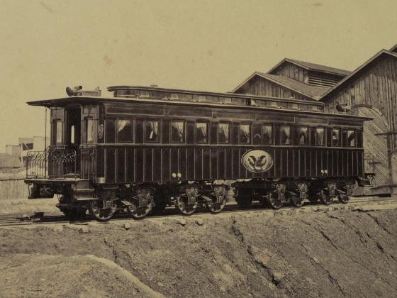 Lincoln's Funeral Train Car